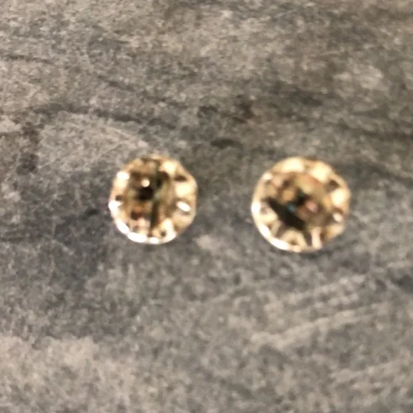 BEAUTUFUL HAND CRAFTED ITALIAN CRYSTAL EARRINGS BY VEECHIA MURANO - Picture 6 of 14